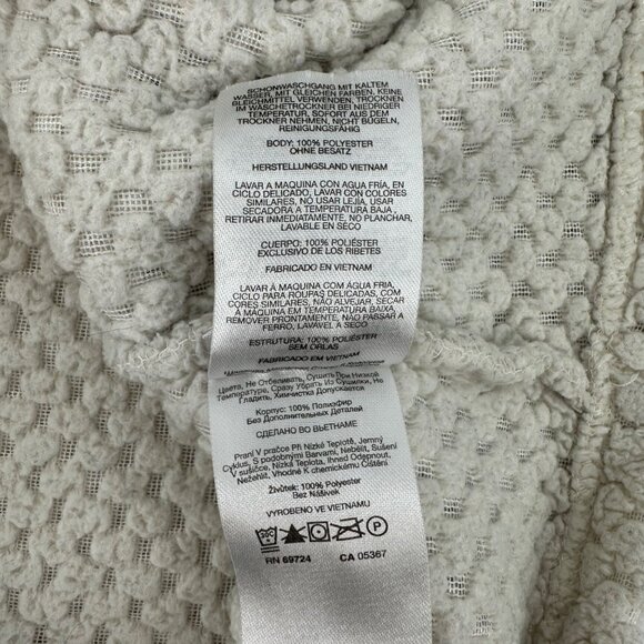 Columbia Womens White Fleece 1/4 Zip Pullover Sweater Size Small - Picture 6 of 11